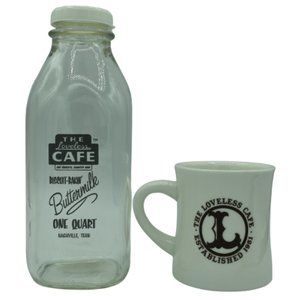 Loveless Cafe Nashville Buttermilk Jug and Coffee Mug